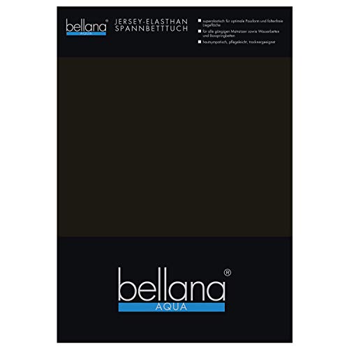Bellana Aqua Mutlifunktions-Spannbetttuch schwarz 140 - 160 x 200 - 220 cm von Bellana