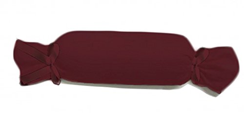 Bellana Nackenrollenbezug Mako Jersey 15x40 cm Farbe: Bordeaux von Bellana