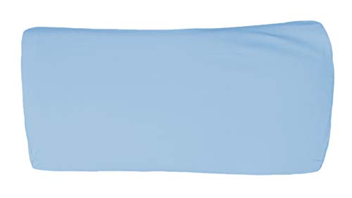 Bellana Nackenstützkissen Gesundheitskissen Kissenbezug de Luxe L 60-65 x 30-35 x 11-14 cm in Mittelblau von Bellana