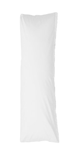 Bellana Seitenschläferkissen Bezug Stillkissen Mako Jersey 40x140 cm Farbe: weiß von Bellana