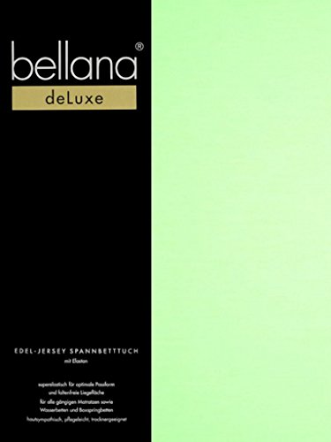 bellana® Deluxe Spannbetttuch für Wasserbetten und Boxspringbetten, 140-160 x 200-220 cm, lind von bellana