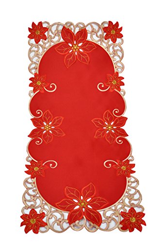 Bellanda Tischläufer, Polyester, rot, 40x85 cm von Bellanda