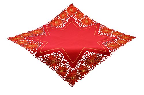 Bellanda Tischdecke, Polyester, rot, 100x100 cm von Bellanda