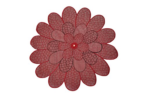 Bellanda Platzdeckchen, Polyamide, 50% Polyester, rot, 40 cm von Bellanda