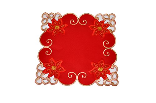 Bellanda Platzdeckchen, Polyester, rot, 30x30 cm von Bellanda