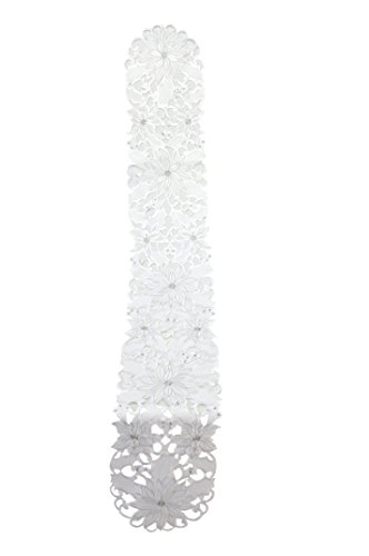 Bellanda Tischband, Polyester, weiß, 25x160 cm von Bellanda
