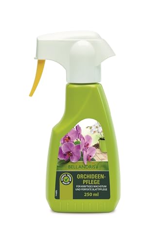 Bellandris Orchideenpflege - Fördert kräftiges Wachstum, spezielle Blattpflege für gesunde Orchideen - 250ml von Bellandris