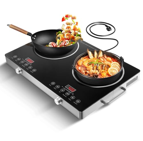Bellanny Ceranfeld Glaskeramikkochfeld 2 Platten mit Stecker, 60cm Tragbar Kochfeld, 3500W Elektrisch Herdplatte Keramikkochfeld unabhängige Heizzonenregelung,Infrarot-Wärme,Timer,220V Cerankochfeld Bellanny Ceranfeld Glaskeramikkochfeld 2 Platten mit Stecker, 60cm Tragbar Kochfeld, 3500W Elektrisch Herdplatte Keramikkochfeld unabhängige Heizzonenregelung,Infrarot-Wärme,Timer,220V Cerankochfeld von Bellanny
