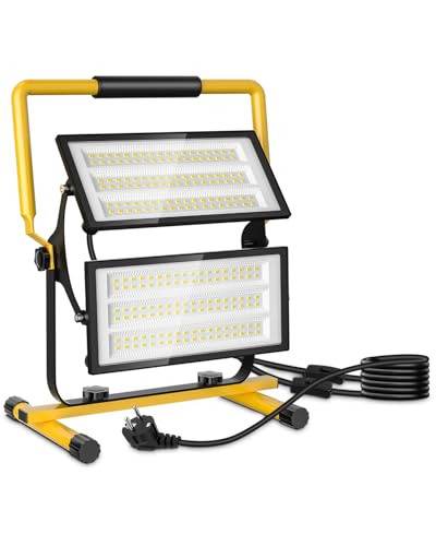 Bellanny LED Baustrahler 200W 20000LM Arbeitsscheinwerfer Arbeitsleuchte mit Stecker, 6500K Baustellenlampe - IP66 Wasserdichter Baulampe Strahler mit 3m Kabel für Werkstatt oder Baustelle Garage Bellanny LED Baustrahler 200W 20000LM Arbeitsscheinwerfer Arbeitsleuchte mit Stecker, 6500K Baustellenlampe - IP66 Wasserdichter Baulampe Strahler mit 3m Kabel für Werkstatt oder Baustelle Garage von Bellanny