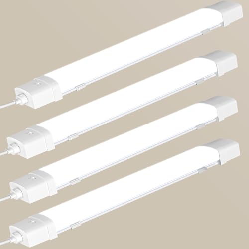 Bellanny LED Feuchtraumleuchte | 115CM Werkstattlampe, 40W 4800LM Deckenleuchte Röhre - 4er IP54 Wasserdicht Neutralweiß 4500K Verknüpfbar Neonröhre mit Bewegungsmelde für Büro Garage Werkstatt Keller Bellanny LED Feuchtraumleuchte | 115CM Werkstattlampe, 40W 4800LM Deckenleuchte Röhre - 4er IP54 Wasserdicht Neutralweiß 4500K Verknüpfbar Neonröhre mit Bewegungsmelde für Büro Garage Werkstatt Keller von Bellanny