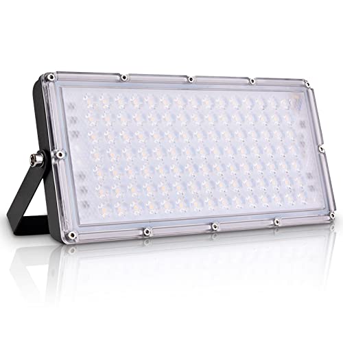 Bellanny LED Strahler Außen 100W 10000LM Fluter Flutlicht, 3000K Warmweiß Scheinwerfer, IP65 Wasserdicht Außenstrahler Wandleuchte Aussenleuchte, Sicherheitsbeleuchtung für Garten Garage Hof Terrassen von Bellanny