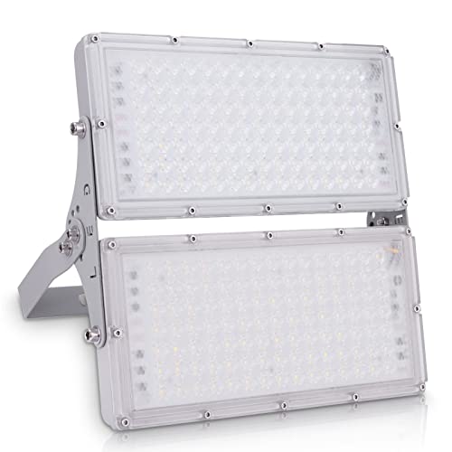 Bellanny LED Strahler 200W 20000LM Scheinwerfer Außenstrahler, 6500K Kaltweiß Licht Flutlichter - IP65 Wasserdicht Fluter Außen Wandleuchten für Garten Terrassen Garage Sportplatz Fabrik Werkstatt von Bellanny