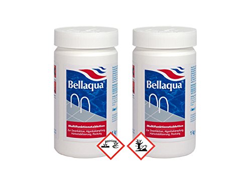 Bellaqua Set 2x Multifunktions Tabletten 4 in 1-200 g - 1 kg von Bellaqua