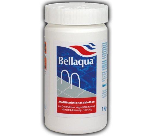 Pool Schwimmbad Chlor Multifuntion Tabletten 200g 1Kg Bellaqua Desinfektion 755 von Bellaqua
