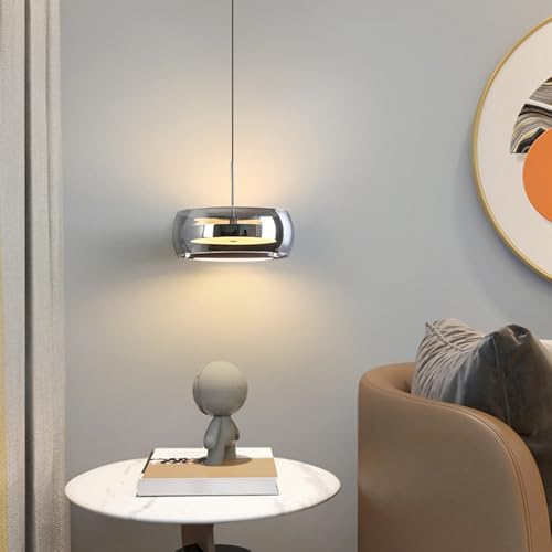 Hot Verkauf Restaurant LED Kronleuchter Luxus Glas Pendelleuchte High Sense Esstisch Kronleuchter dimmbare Band Fernbedienung Hängeleuchte für Esstisch Wohnzimmer Schlafzimmer Café (1 Licht) von Bellastein