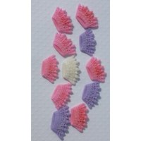 24 Essbare Fondant Prinzessinnen Diademe Cupcake & Kuchen Topper von Bellatopperandmore
