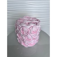 Fake Kuchen Farbe Pastell Rosa. Rosette-Torte .4 X 4 Zoll/8 von Bellatopperandmore