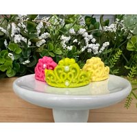 Fondant Prinzessinnen-Kränze Essbare Tortenfiguren, Cake Topper, Prinzessinnen Party von Bellatopperandmore