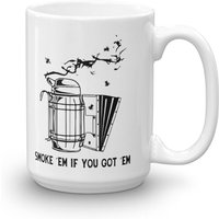 Bellavanceink Smoke'em If You Got "Em Beekeeping Kaffeebecher von BellavanceInk