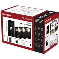 Bellcome ELECTRA Video-Türsprechanlage Kabelgebunden Komplett-Set Schwarz von Bellcome