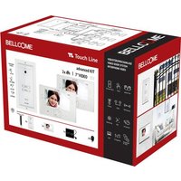 Bellcome Advanced 7  Video-Kit 2 Familie Video-Türsprechanlage Kabelgebunden Komplett-Set 14teili von Bellcome