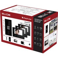 Bellcome Advanced 7  Video-Kit 3 Familie Video-Türsprechanlage Kabelgebunden Komplett-Set 20teili von Bellcome