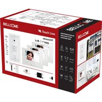 Bellcome Advanced 7  Video-Kit 3 Familie Video-Türsprechanlage Kabelgebunden Komplett-Set 20teili von Bellcome