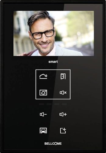 Bellcome VTM.4S083.BLBTL Video-Türsprechanlage Kabelgebunden Inneneinheit Schwarz, Multicolor von Bellcome