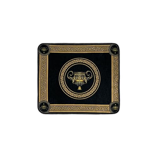 Badezimmerteppich Badematte Duschmatte Badvorleger Duschvorleger griechisches Amphore Mäander Muster in schwarz gold - rutschfest waschbar Fussbodenheizung geeignet - 50x60 cm, Design2: Amphore Badezimmerteppich Badematte Duschmatte Badvorleger Duschvorleger griechisches Amphore Mäander Muster in schwarz gold - rutschfest waschbar Fussbodenheizung geeignet - 50x60 cm, Design2: Amphore von Belle Arti