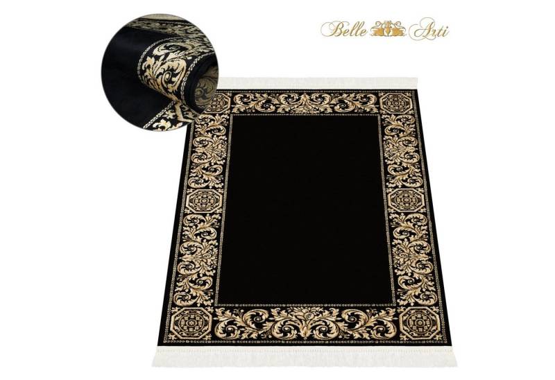 Belle Arti Teppich Luxus Teppich Wohnzimmer Barock Wohnteppich Läufer Teppichläufer Flur, Rechteckig, flauschig von Belle Arti