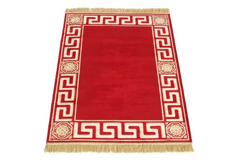Belle Arti Teppich Teppich Rot Muster Design art 641 67 cm x 105 cm, Rechteckig von Belle Arti