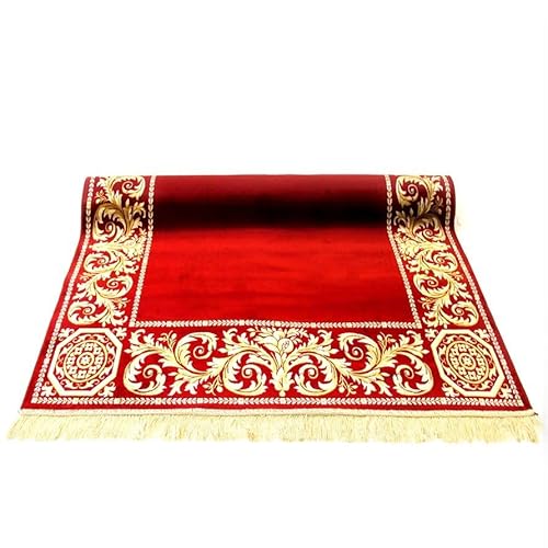 Premium Kurzflor Teppich Wohnzimmer Schlafzimmer Wohnzimmerteppich Schlafzimmerteppich in Barock bordeaux rot gold, 100% Viskose, weich, flauschig, rutschfest, öko tex, rot, 200x280 cm, Rechteckig Premium Kurzflor Teppich Wohnzimmer Schlafzimmer Wohnzimmerteppich Schlafzimmerteppich in Barock bordeaux rot gold, 100% Viskose, weich, flauschig, rutschfest, öko tex, rot, 200x280 cm, Rechteckig von Belle Arti
