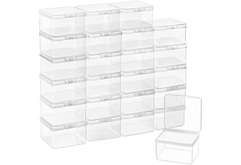 Belle Vous Aufbewahrungsbox Kleine Kunststoffbehälter mit Deckel (24 Stück) (24 St) von Belle Vous