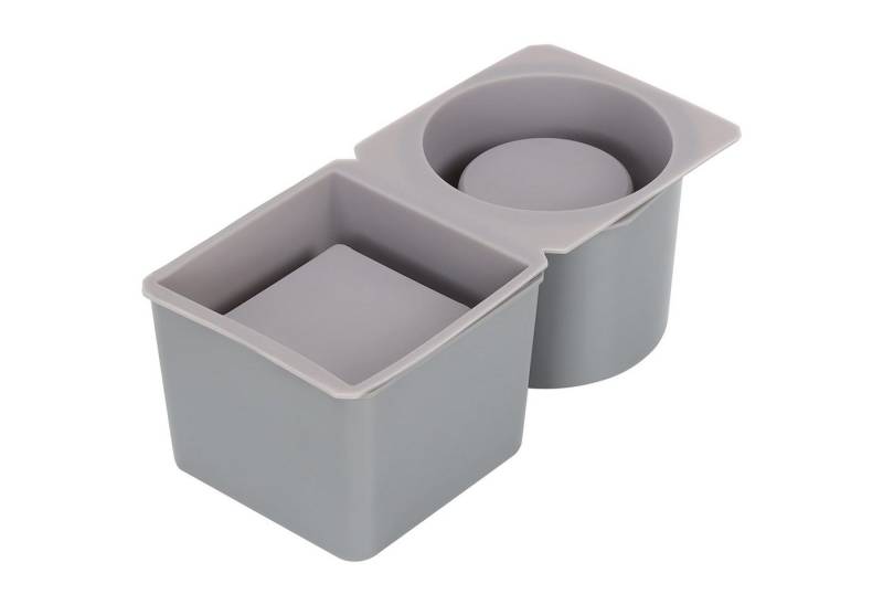 Belle Vous Bastelnaturmaterial 2er Set Beton-Blumentopf Silikonformen - Quadrat & Rund, (1-tlg) von Belle Vous