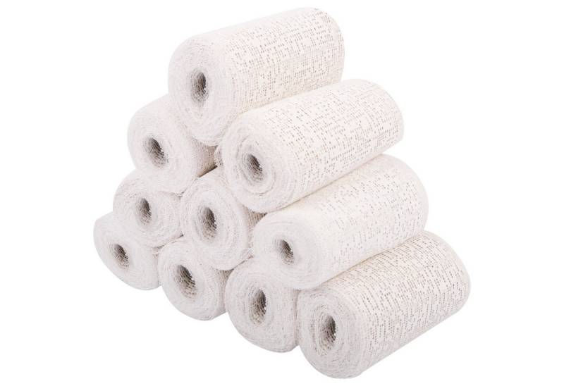 Belle Vous Bastelnaturmaterial Belle Vous 10er Pack Gipsbinden Rollen - 10cm x 2,7m Gipsbinden Set, (4-tlg) von Belle Vous