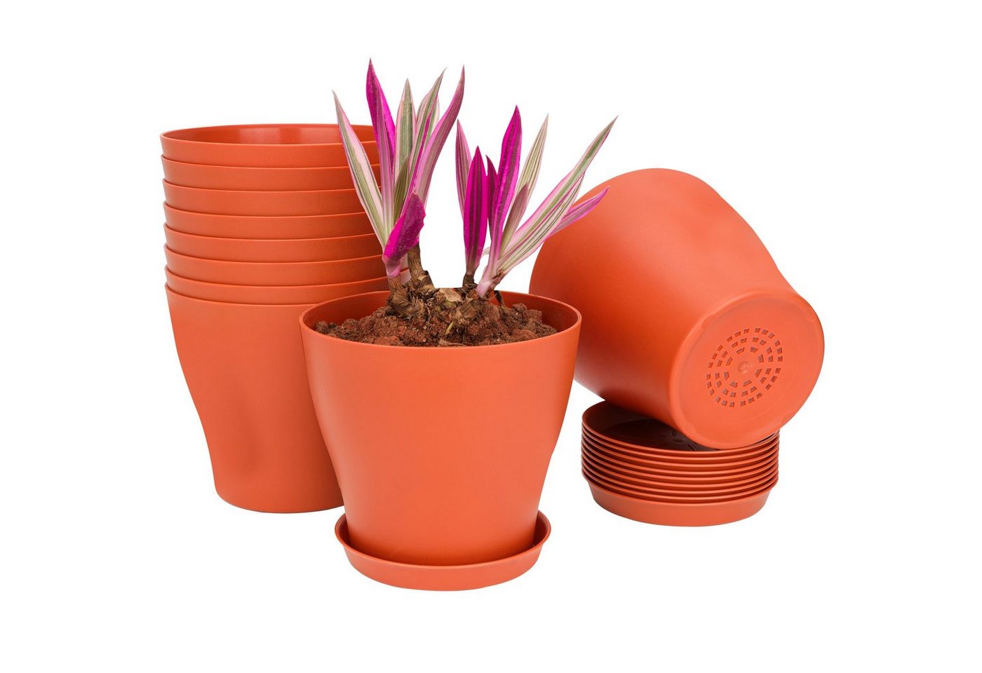 Belle Vous Blumentopf Terracotta Pflanzentöpfe - 10er Pack, 13.5cm von Belle Vous