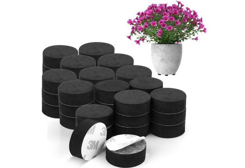 Belle Vous Blumentopf Unsichtbare Blumentopf-Füße - 40er Pack (1 St) von Belle Vous