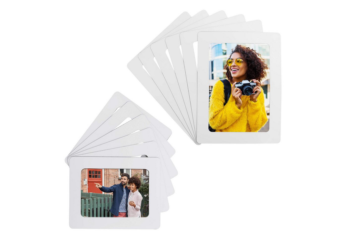 Belle Vous Einzelrahmen Magnetic Photo Frames for Fridge - 12 Frames, (1 St) von Belle Vous