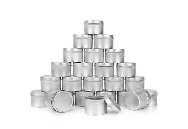 Belle Vous Formkerze 24er Pack Metall-Kerzendosen 240ml (24-tlg) von Belle Vous