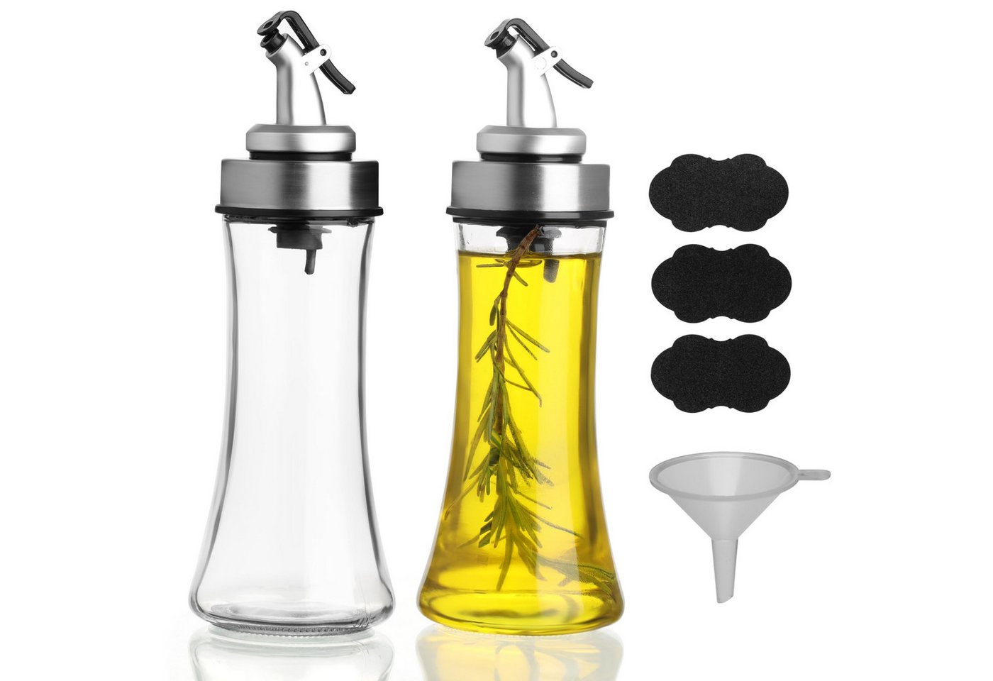 Belle Vous Kanne Belle Vous Ölspender Set 2er Pack - Ölflasche mit Ausgießer - 200ml, (3-St) von Belle Vous