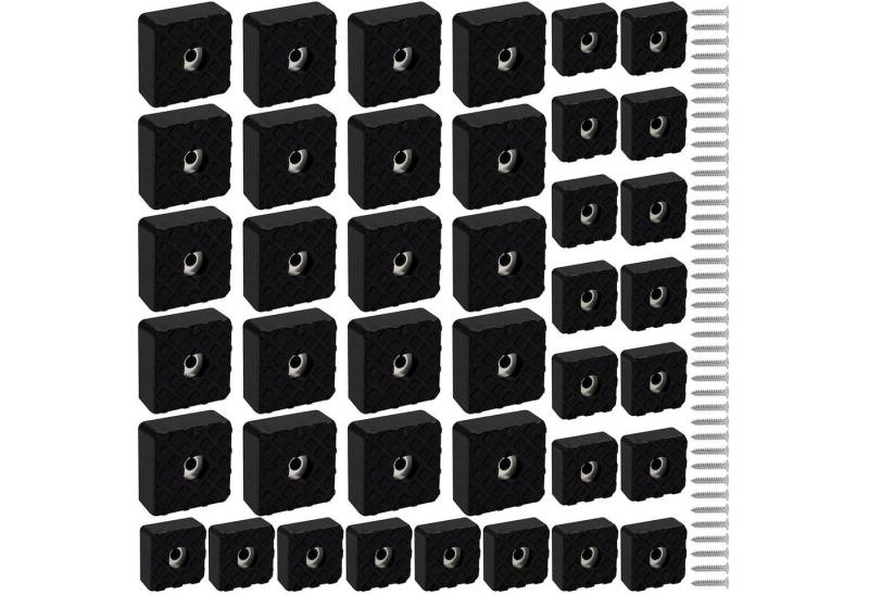 Belle Vous Möbelfuß Anti-Rutsch Möbelgleiter - 40er Pack, (80-St) von Belle Vous