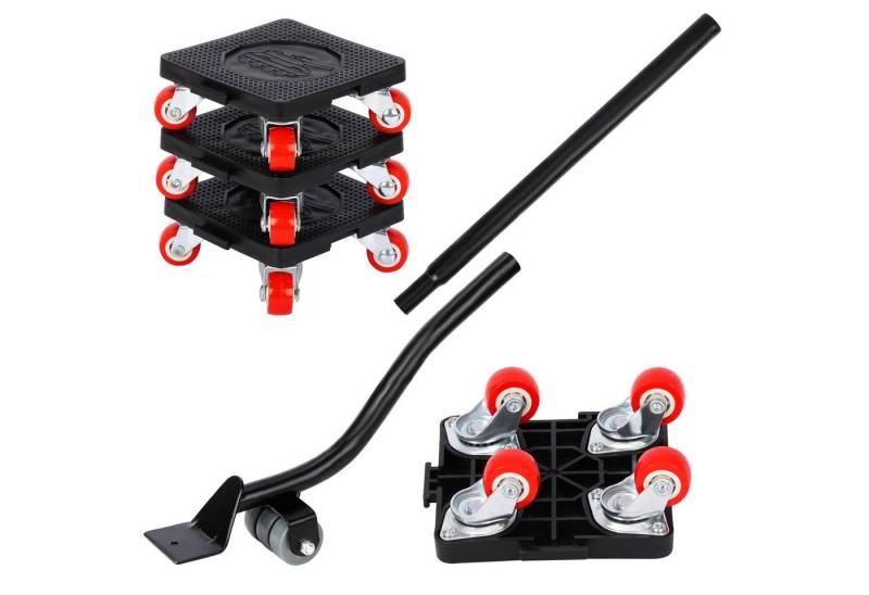 Belle Vous Möbelfuß Belle Vous Set mit 4 Möbelroller - Möbeltransportroller mit, (1-St) von Belle Vous