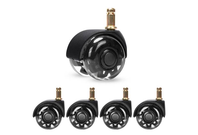 Belle Vous Möbelrolle Belle Vous 5er Pack Bürostuhl Ersatz Rollen - 10 x 25mm Rollen für, (5-St) von Belle Vous