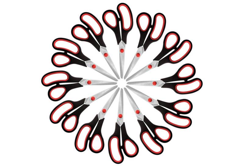 Belle Vous Papierscheren 12er Pack Haushaltsschere Set - 21cm, (12-tlg) von Belle Vous