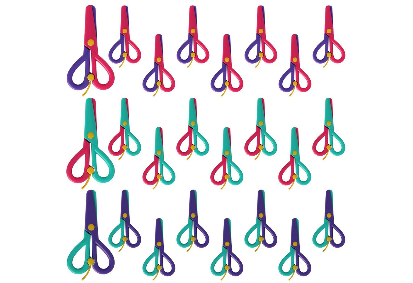 Belle Vous Papierscheren Belle Vous Sicherheitsscheren in verschiedenen Farben - 12,5 cm - Für, (1-tlg) Belle Vous Papierscheren Belle Vous Sicherheitsscheren in verschiedenen Farben - 12,5 cm - Für, (1-tlg) von Belle Vous