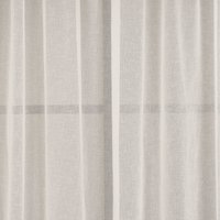 2 Panel Leinen-Effekt Weiße Gardinen Set, Benutzerdefinierte Größe Netz Tüll Vorhänge Für Moderne Haus Und Kinderzimmer Dekoration von BelleCoseHome