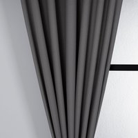Leinen Look Luxus Graue Vorhang Panels, Effekt Panels in Sondergröße Für Wohnzimmer Und Moderne Dekoration von BelleCoseHome