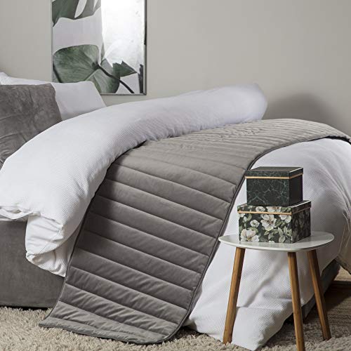 Belledorm Bettläufer Verona (Einheitsgröße) (Anthrazit) von Belledorm