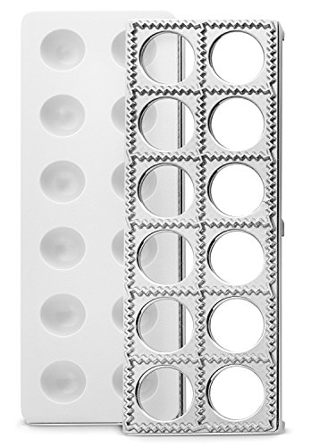 Bellemain Große Ravioli-Formen: Manuell, Weiß/Silberfarben, Kunststoff Metall Bellemain Große Ravioli-Formen: Manuell, Weiß/Silberfarben, Kunststoff Metall von Bellemain