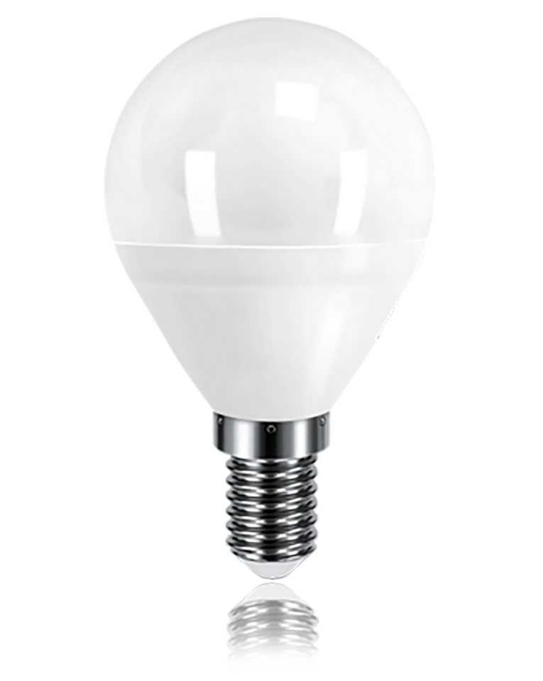 Bellight LED-Leuchtmittel LED E14 G45 Tropfenform 5W = 40W 200° Birne 400lm 230V Kaltweiß 6500K, E14, Kaltweiß von Bellight